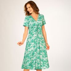 Robe en maille imprimée
