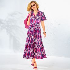 Robe longue imprimée