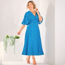 Robe longue imprimée