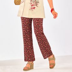 Pantalon imprimé ikat