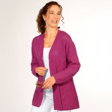 Gilet en maille fantaisie
