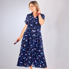 Robe longue imprimée