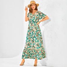 Robe longue imprimée