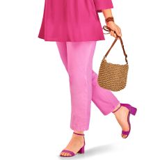 Pantalon 7/8e en twill