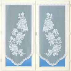 Rideau motif floral x2