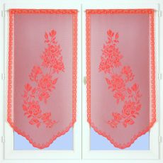 Rideau motif floral x2