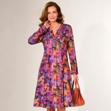Robe imprimée en maille
