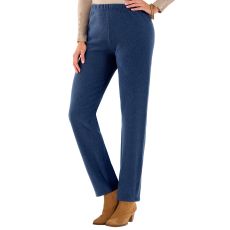 Pantalon maille côtelée