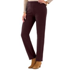 Pantalon maille côtelée