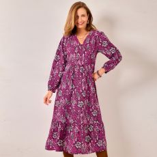 Robe longue imprimée