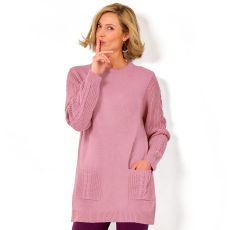 Pull-tunique à poches