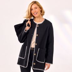 Veste à points couverture