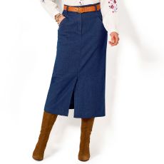 Jupe longue en jean