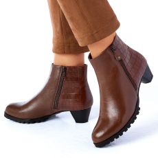 Boots mode en cuir