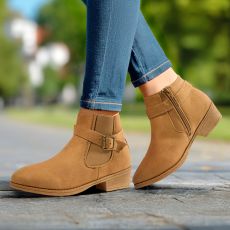 BOTTINES BOUCLE VELOURS