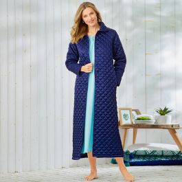 Robe de chambre matelassée