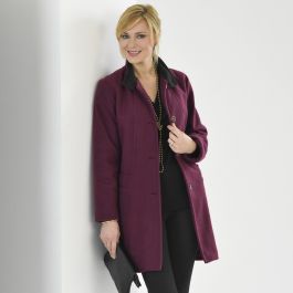 Manteau toucher mohair