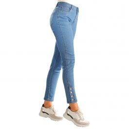 Jean skinny Le High Jean FRAME en coloris Bleu Femme Vêtements Jeans Jeans skinny 30 % de réduction 