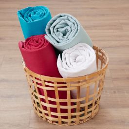 Drap housse en coton uni