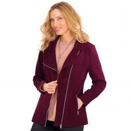Blouson maille gaufrée