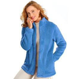 Veste zippée en sherpa