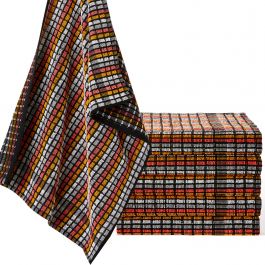 Essuie-mains tissé-teint x6
