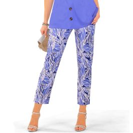 Pantalon 7/8e popeline imprimé