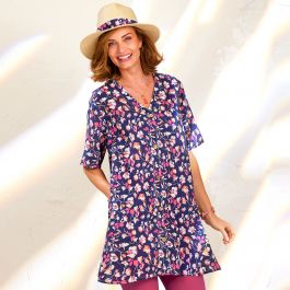 Chemise ample imprimée