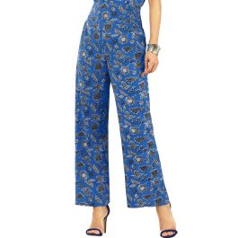 Pantalon large imprimé