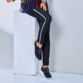 Pantalon en twill avec strass