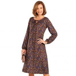 Robe ample à fleurs vintage