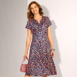 Robe élégante imprimé fleuri