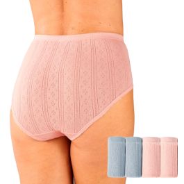 Culotte maille jacquard x4