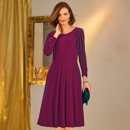 Robe avec noeud fantaisie