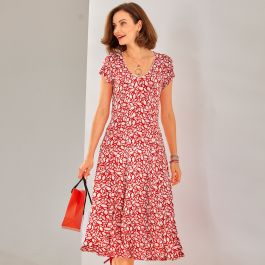 Robe longue imprimée