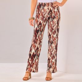 Pantalon imprimé en maille