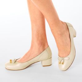 Ballerines à talon recouvert