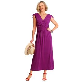 Robe longue unie
