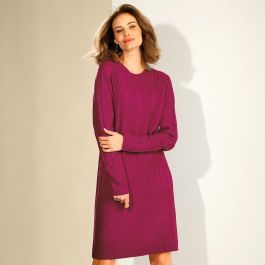 Robe-pull torsades fantaisie