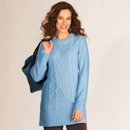 Pull uni à torsades