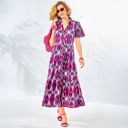 Robe longue imprimée