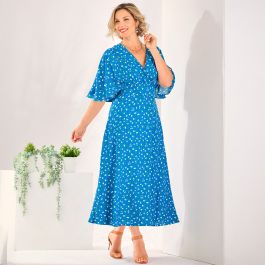 Robe longue imprimée