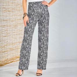 Pantalon fluide imprimé