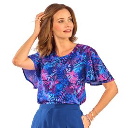 Tee-shirt imprimé exotique