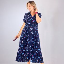 Robe longue imprimée