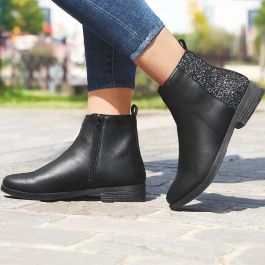 BOTTINES STRASS
