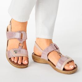 Sandales mode en cuir