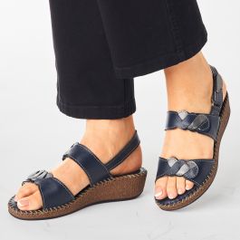Sandales en cuir