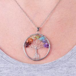 Collier 7 chakras Arbre de vie