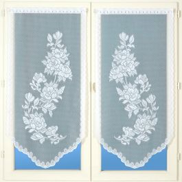 Rideau motif floral x2